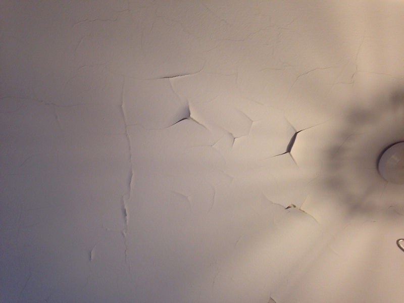 preventing and dealing with cracked ceiling paint